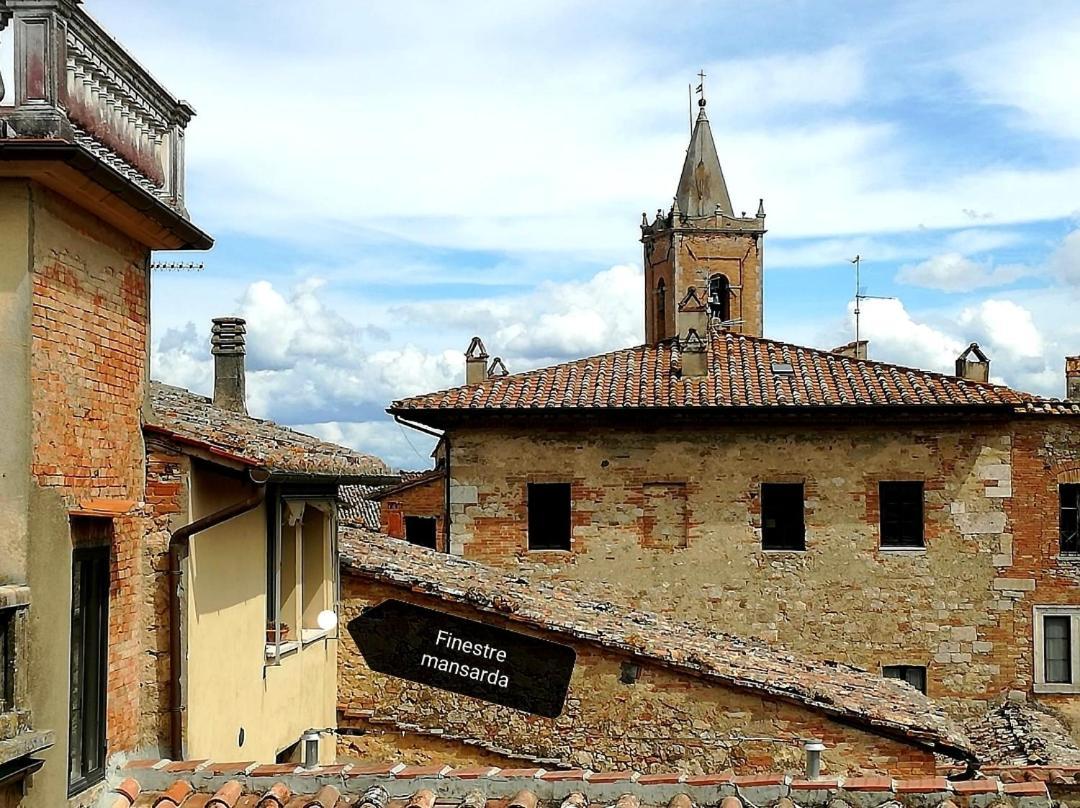 Mansarda Con Solarium Panoramico Su Centro Storico Di Sarteano Vicino Alle Famose Terme Della Val D'Orcia Appartement Buitenkant foto