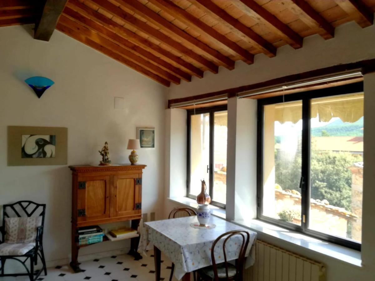 Mansarda Con Solarium Panoramico Su Centro Storico Di Sarteano Vicino Alle Famose Terme Della Val D'Orcia Appartement Buitenkant foto